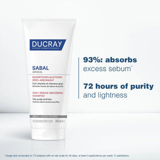 Ducray Sabal Argeal Sebum-Absorbing Shampoo 200ml