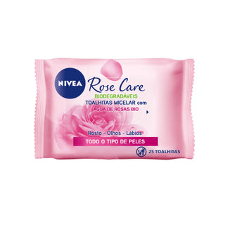 Nivea Micellair Make-up Remover Wipes With Rose Water* 25 Wipes