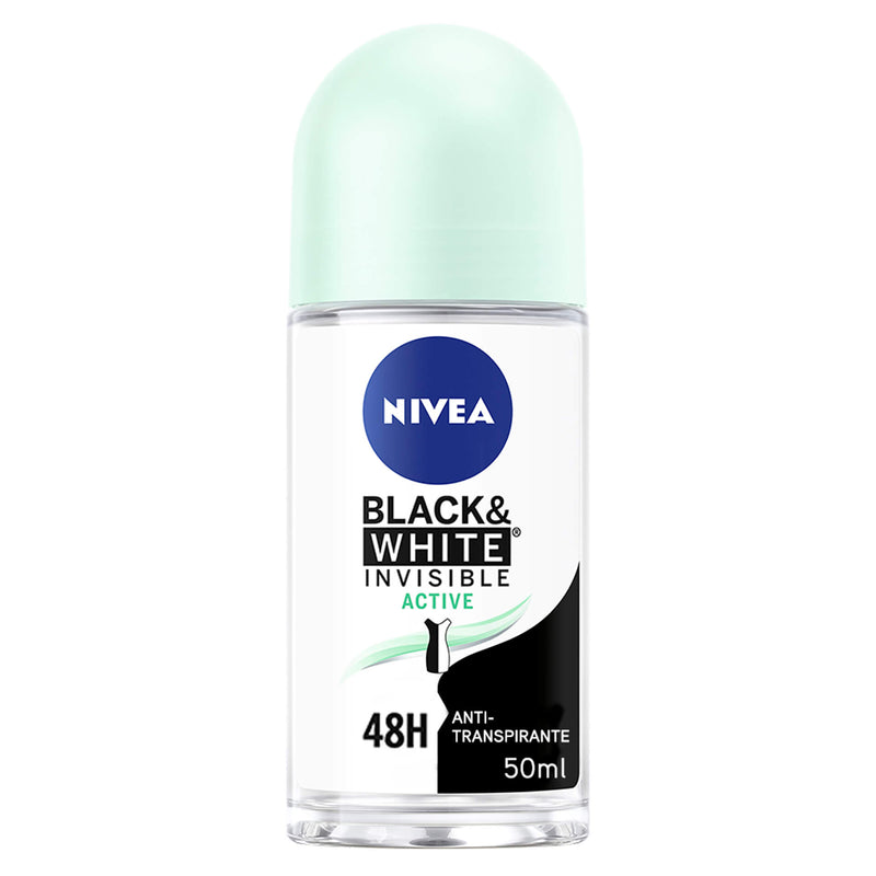 Nivea Roll-On Invisible For Black & White Active 50ml