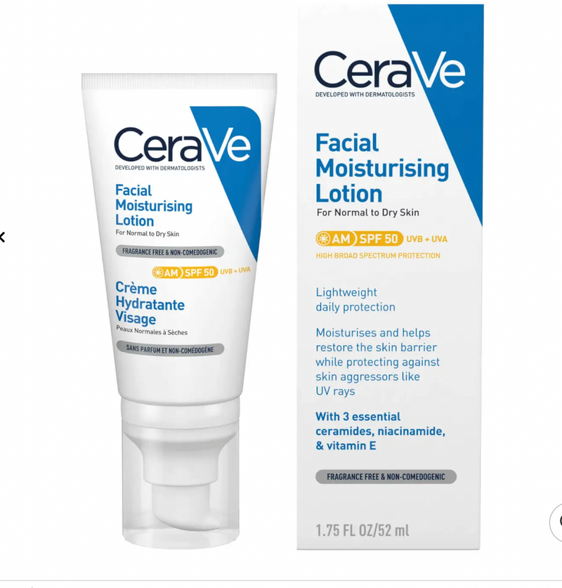 CeraVe SunScreen Face Lotion SPF50+ -52ml