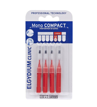 Elgydium Clinic Mono Compact Red PB Brush 4 units