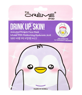 The Cream Shop Drink Up, Skin! Penguin Mask Infused with Hyaluronic Acid