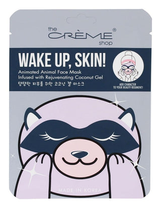 The Cream Shop Wake Up, Skin! Raccoon Mask Infused with Coconut and Hyaluronic Acid