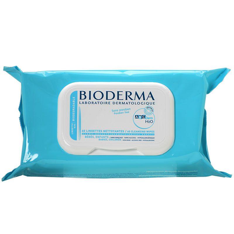 Bioderma ABCDerm H2O Wipes 60 units