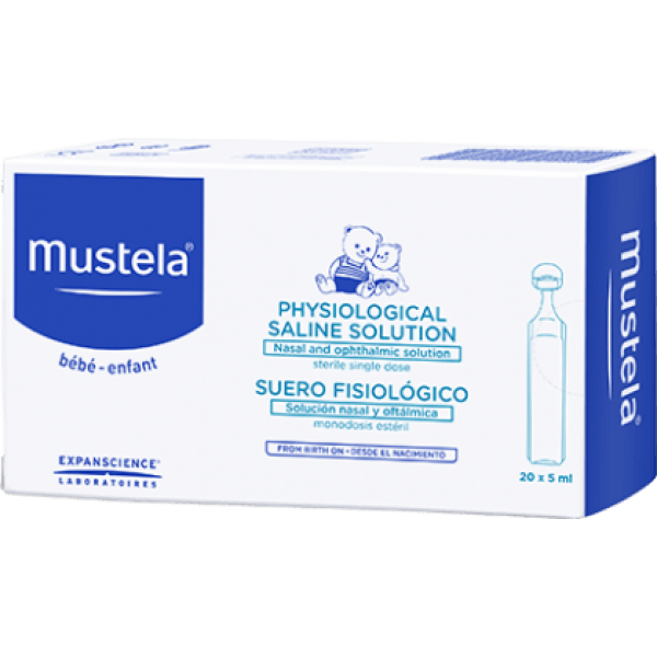 Mustela Physiological Saline Solution 40x5ml Be & Care