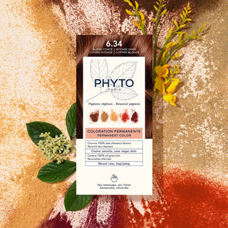 Phyto Permanent Hair Color 6.34