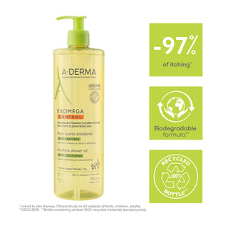 A-Derma Exomega Control Emollient Shower Oil 750ml