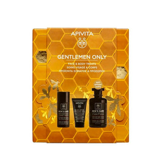 Apivita Gentlemen Only Cream + Gel + OF Bath Gel