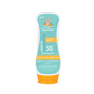 Australian Gold Sensitive Sun Protection Kids Lotion SPF50 237ml