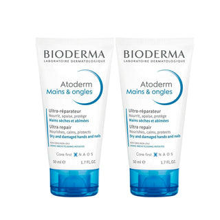 Bioderma Atoderm Ultra Repair Hands and Nails Cream 2 x 50ml