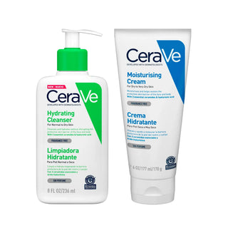 CeraVe Moisturising Cream 177ml + Hydrating Cleanser 236ml
