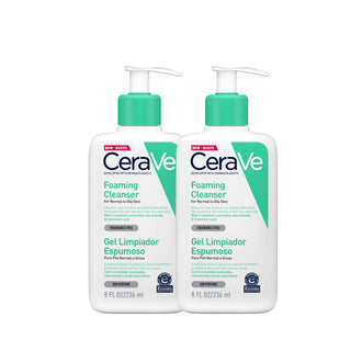 CeraVe Moisturizing Cleansing Foaming Gel 236ml x 2