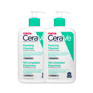 CeraVe Moisturizing Cleansing Foaming Gel 2x473ml