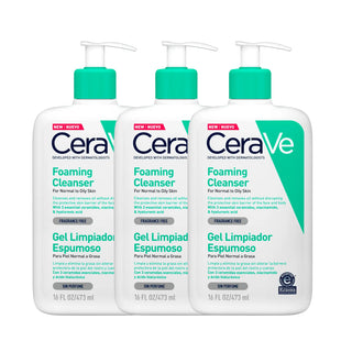 CeraVe Foaming Cleanser Gel Pack 3x473ml