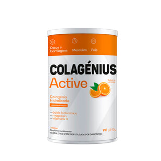 Colagenius Active Hydrolyzed with Hyaluronic Acid Orange Flavor 330g