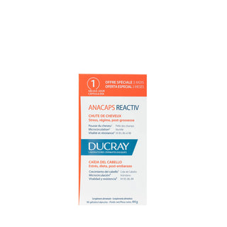 Ducray Anacaps Reactiv Reactive Hair Loss 90 Capsules