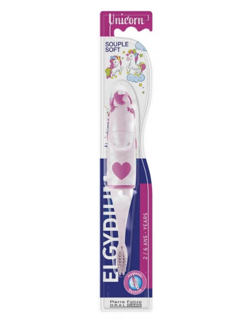 Elgydium Kids Unicorn for 2/6 years – children's toothbrush