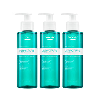 Eucerin DermoPure Clinical Gel Cleanser 200ml PACK of 3