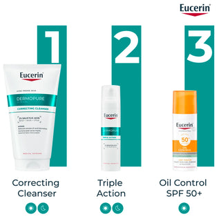 Eucerin DermoPure Clinical Triple Effect Cleansing Gel 150ml