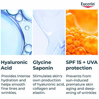 Eucerin Hyaluron-Filler 3x Effect Day Cream Dry Skin SPF15 50ml