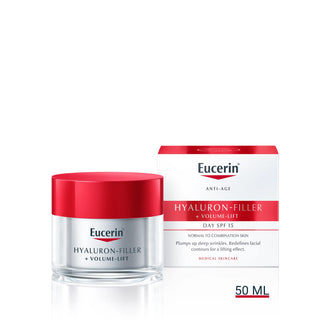 Eucerin Hyaluron-Filler + Volume-Lift SPF15 Normal Combination Skin 50ml