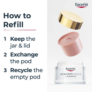 Eucerin Hyaluron-Filler + Elasticity Rose Day Cream SPF30 Refill 50ml