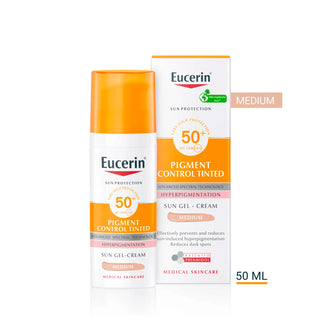 Eucerin Sun Pigment Control Tinted Gel-Cream Medium SPF50+ 50ml