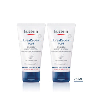 Eucerin UreaRepair Plus 5% Urea Hand Cream 2x75ml