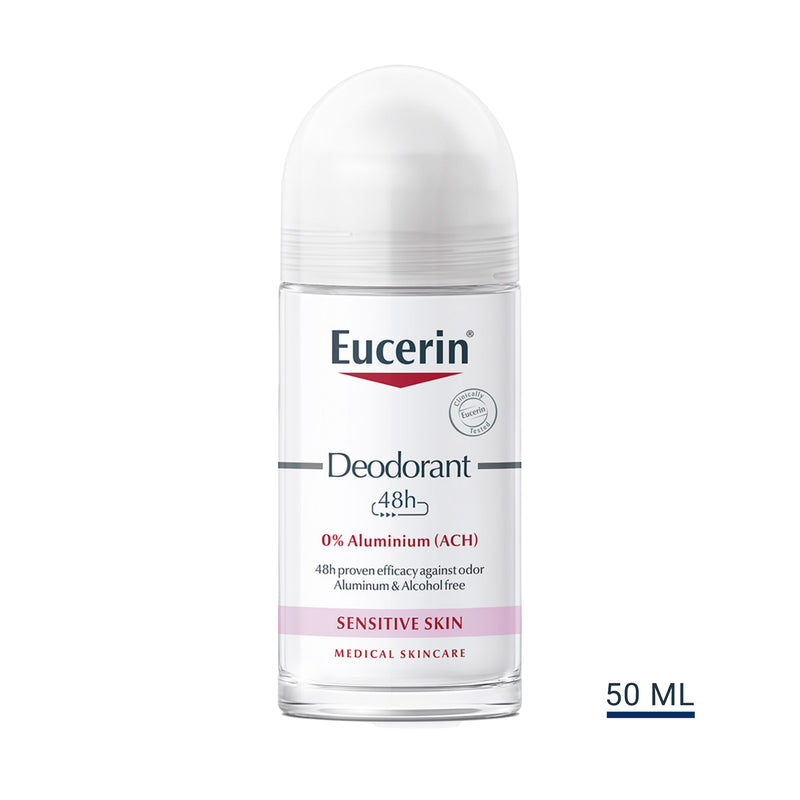 Eucerin Deodorant Sensitive Skin 48h Aluminum Free Roll-On 50ml