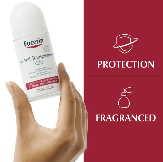 Eucerin Deodorant and Anti-Perspirant Roll-on 48h 50ml