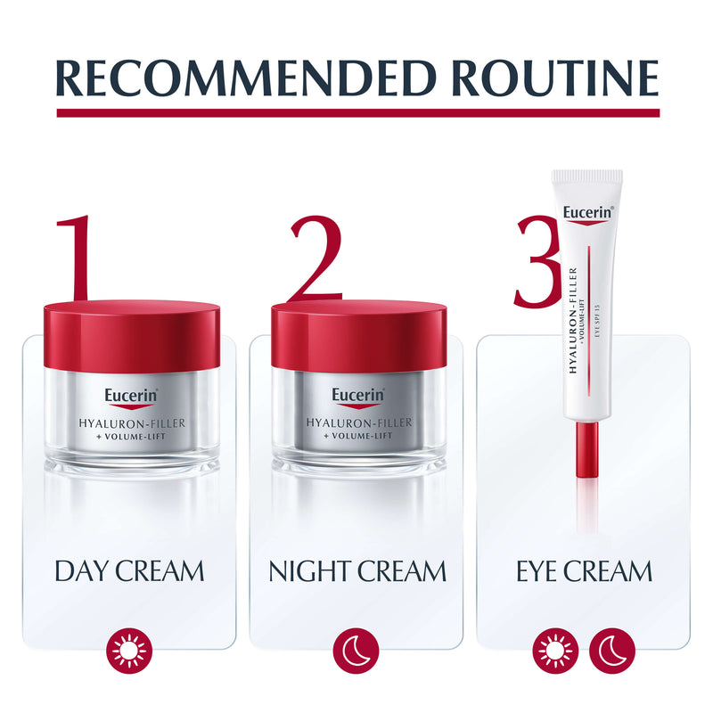 Eucerin Hyaluron-Filler + Volume-Lift Day Cream Normal to Combination Skin 50ml