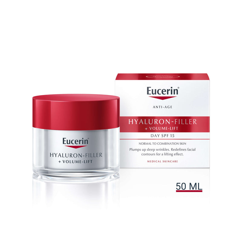 Eucerin Hyaluron-Filler + Volume-Lift Day Cream Normal to Combination Skin 50ml