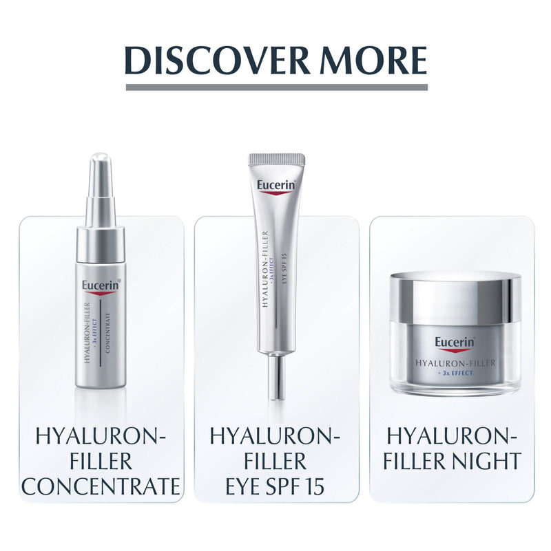 Eucerin Hyaluron-Filler x3 Effect Day Cream Normal to Combination Skin SPF15 50ml