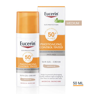 Eucerin Sun Photoaging Control Tinted Gel-Cream Medium SPF 50+ 50ml