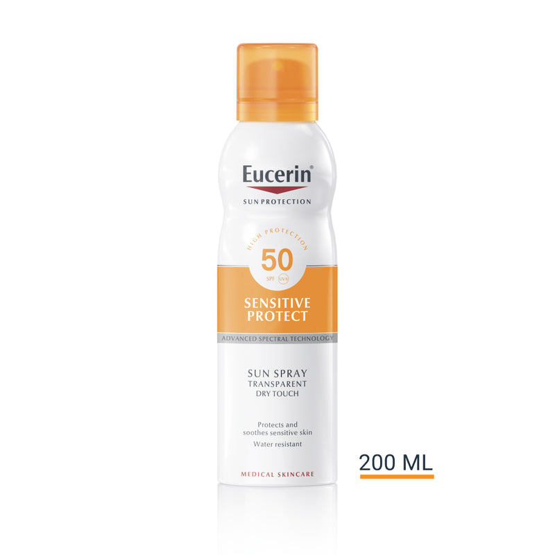 Eucerin Sun Sensitive Protect Transparent Spray Dry Touch SPF50 200ml