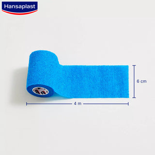 Hansaplast Blue Cohesive Band 6cm x 4m