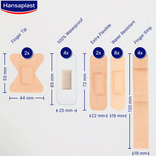 Hansaplast Hand Mix Pack 20 Strips