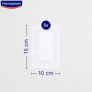 Hansaplast Sensitive 3XL Sterile 5 Strips 10x15cm