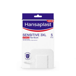 Hansaplast Sensitive 3XL Sterile 5 Strips 10x15cm