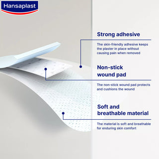 Hansaplast Sensitive 40 Strips 4 Sizes