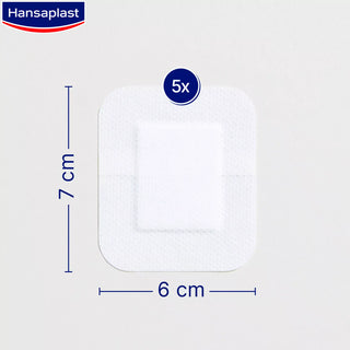 Hansaplast Sensitive XL Sterile 5 Strips 6x7cm