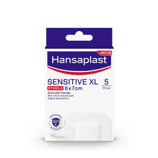 Hansaplast Sensitive XL Sterile 5 Strips 6x7cm