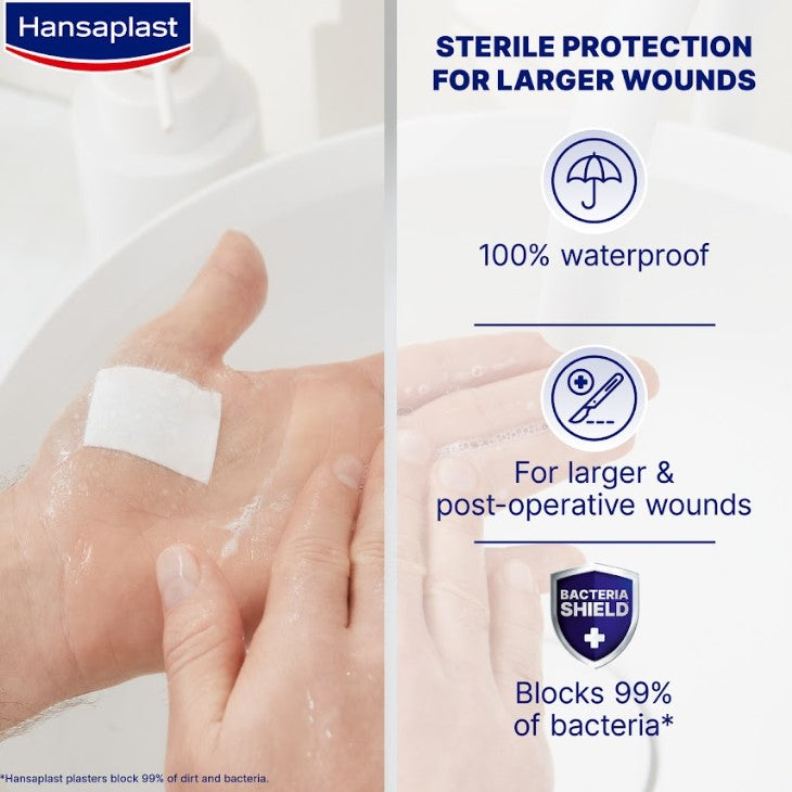 Hansaplast Aqua Protect XL Dressings 6cm x7cm