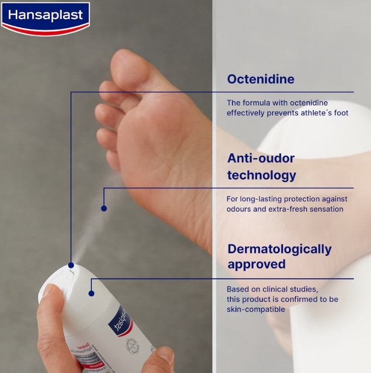 Hansaplast Foot Protection 2 in 1 Deodorant 150ml
