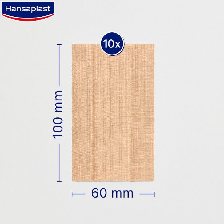 Hansaplast Green&Protect Band 10 Adhesive Bands 1m x 6cm