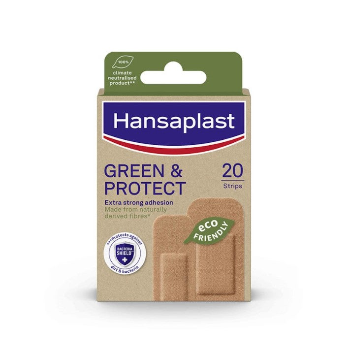 Hansaplast Green&Protect Dressings 20 dressings 2 sizes