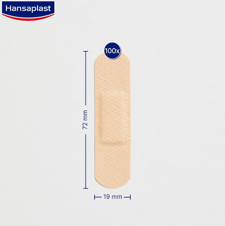 Hansaplast Universal Dressings 100 pads 19 x 72mm