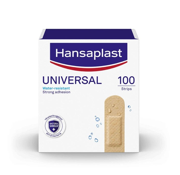 Hansaplast Universal Dressings 100 pads 19 x 72mm