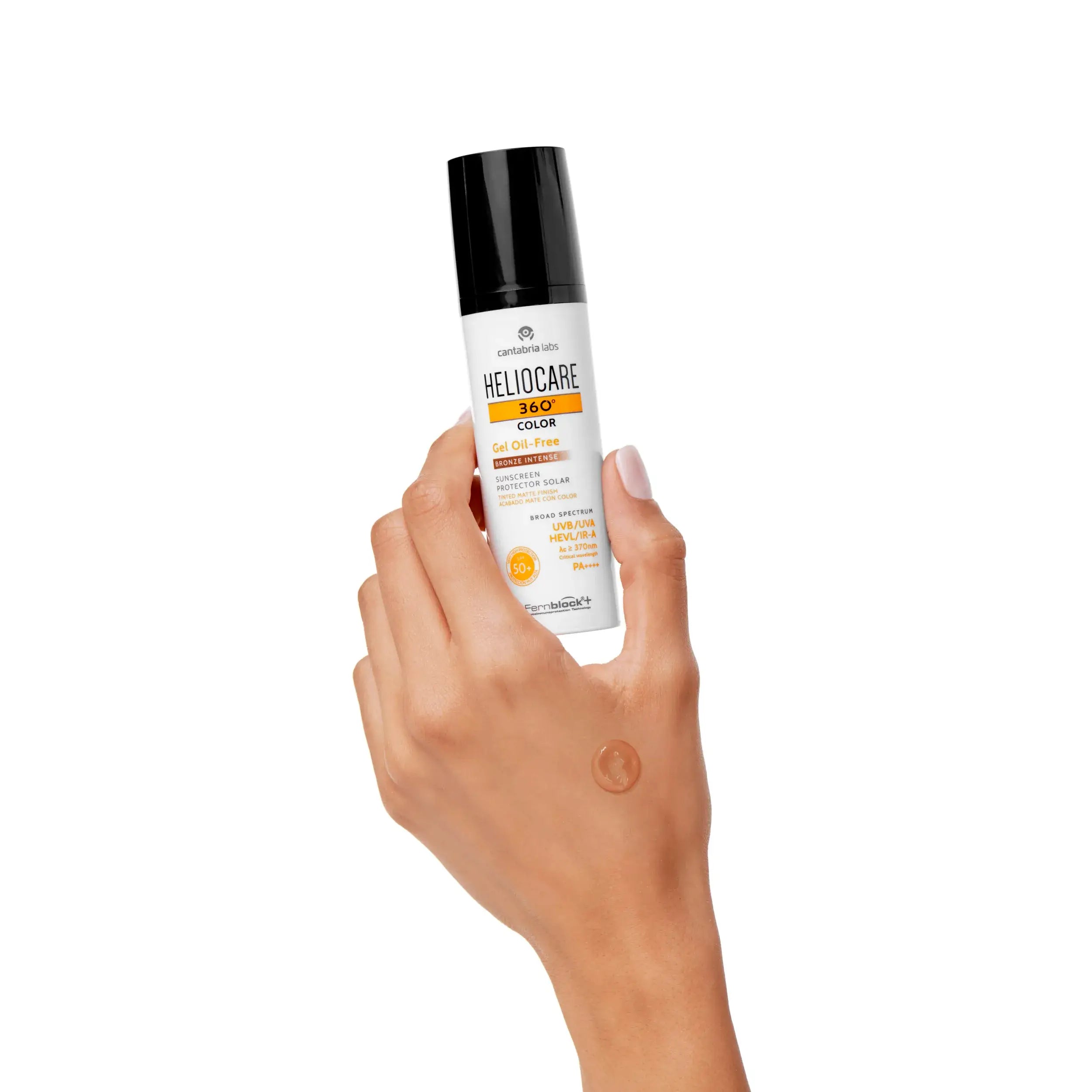 Heliocare 360° Color Gel Oil Free Bronze Intense SPF50+ | Be and Heliocare 360° Color Gel Oil Free Bronze Intense SPF50+ | Be and