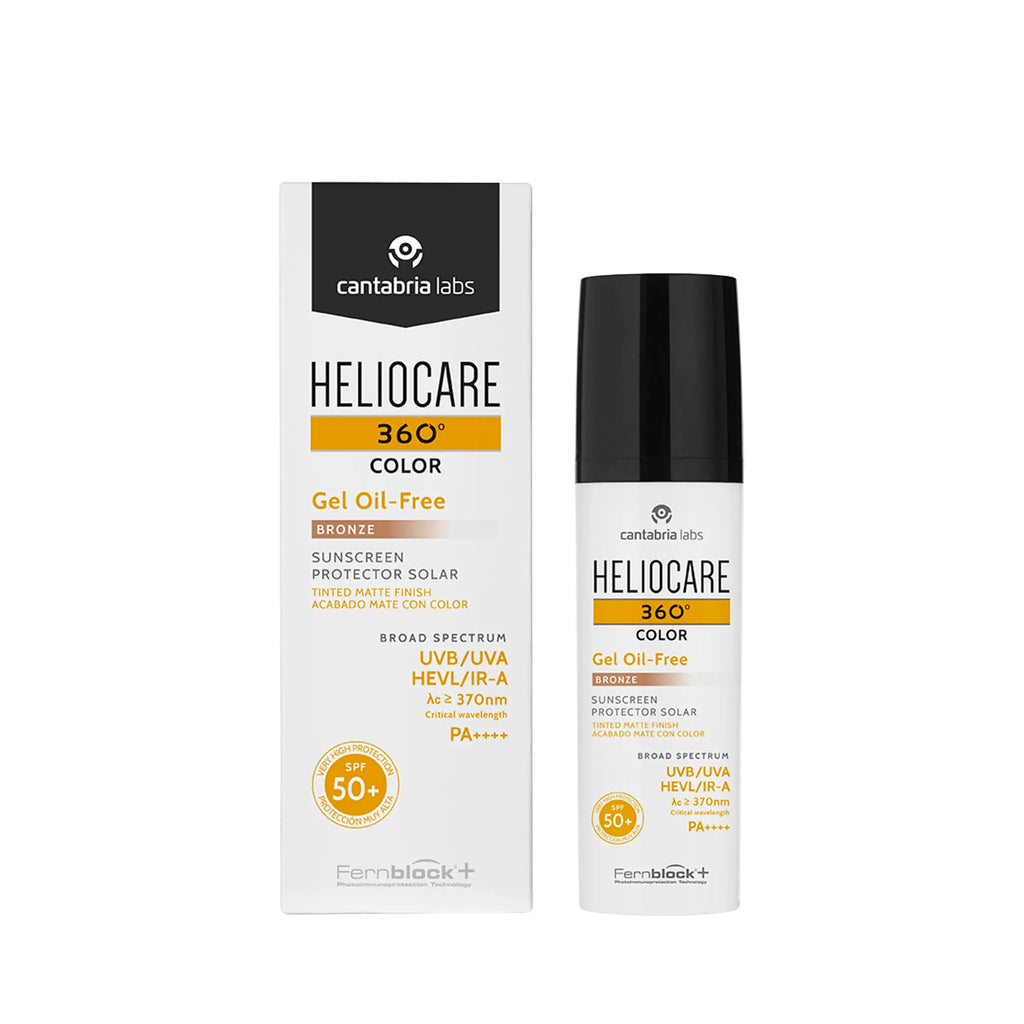 Heliocare 360° Color Gel Oil Free Bronze SPF50+ 50ml | Be and Care